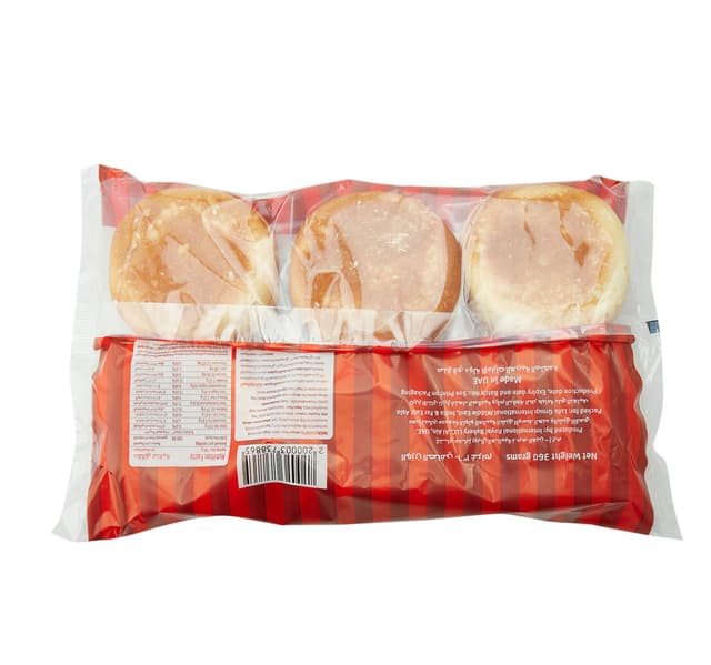 Oven Fresh Burger Buns With Sesame Seeds 6 Pcs