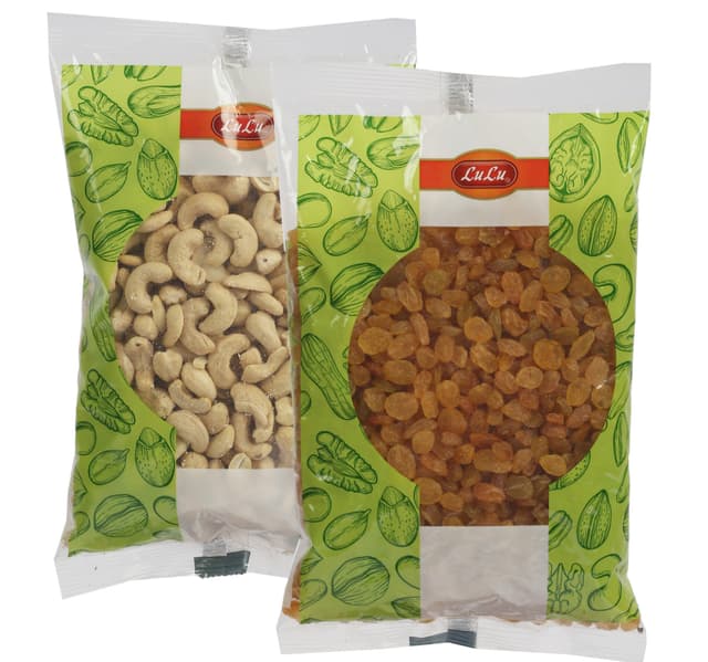 Lulu Cashew Nut 500 G Raisins 500 G