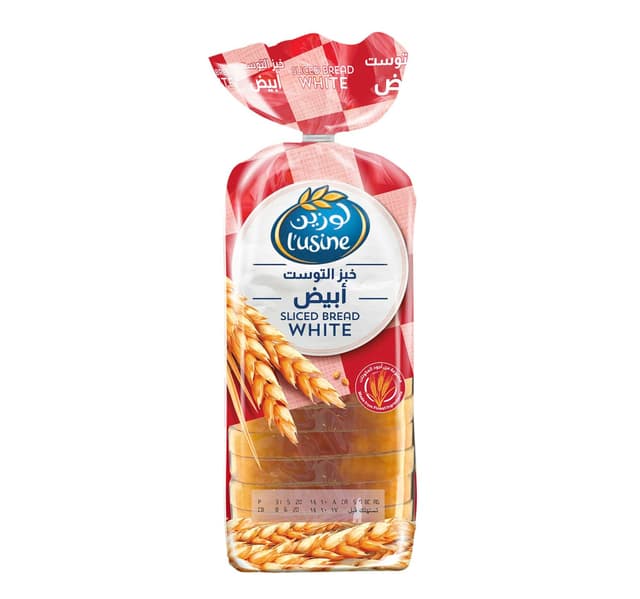 Lusine White Sliced Bread 600g