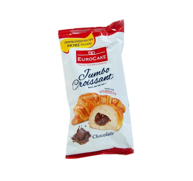 Euro Cake Jumbo Croissant with Chocolate 6 x 50 g