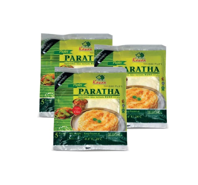 Kawan Paratha Plain 3 X 400 G