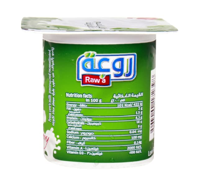 Rawa Fruit Yogurt Strawberry Low Fat 100 G