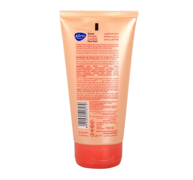 Karis Face Wash Pimple Control Tomato 150 Ml