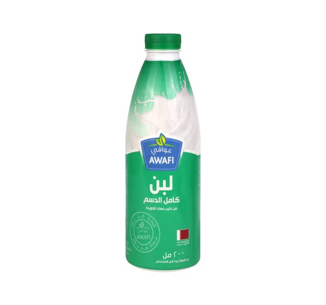 Awafi Drinking Laban Full Fat 200 Ml