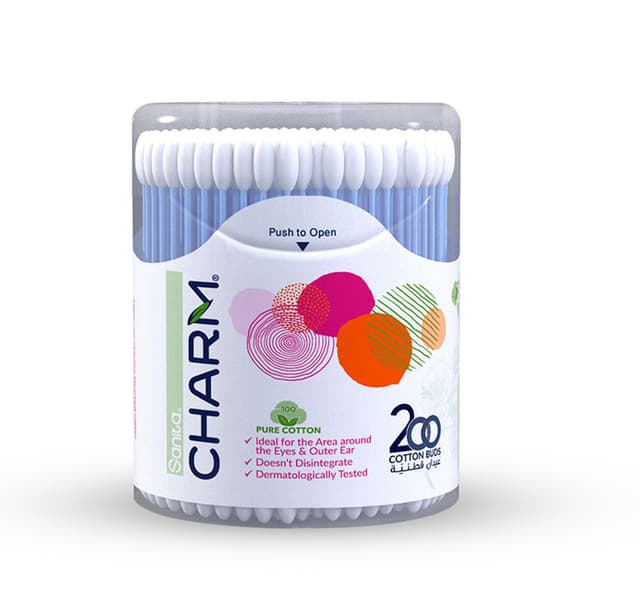 Sanita Charm Cotton Buds 200pcs