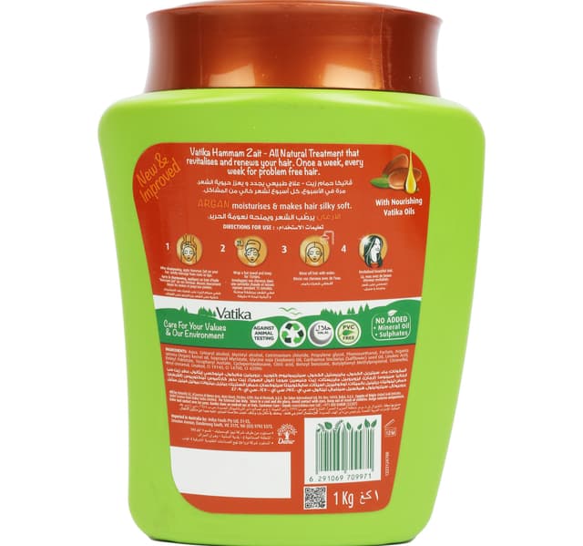 Dabur Vatika Hot Oil Treatment Argan 1 Kg