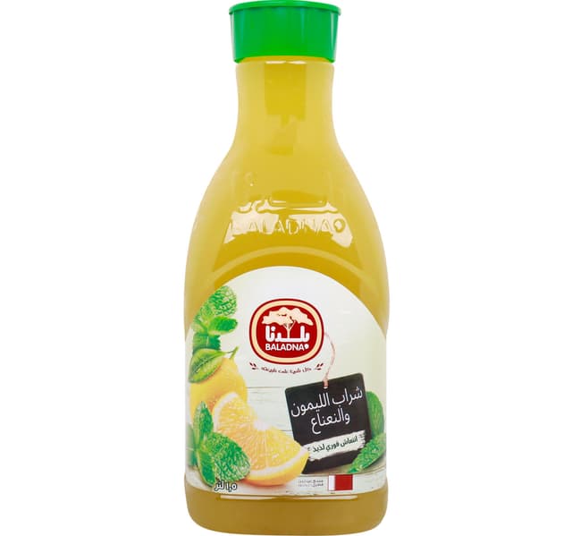 Baladna Fresh Lemon Mint Juice 1 5 Litre
