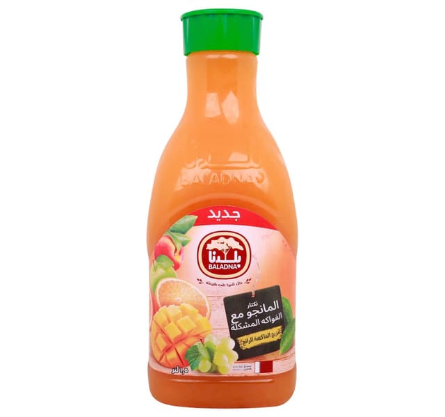 Baladna Mango Nectar With Mixed Fruit Juice 1 5 Litre