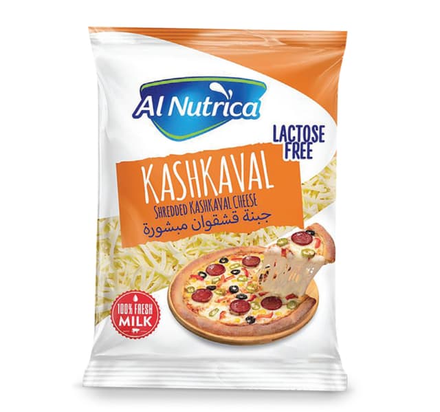 Al Nutrica Kashkaval Shredded Cheese Lactose Free 400 G