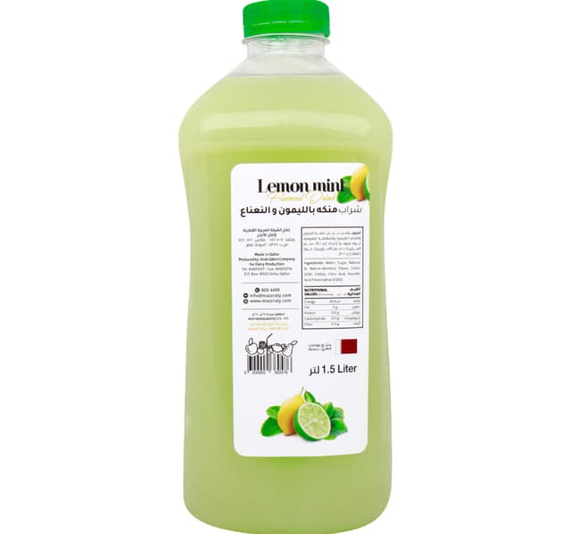 Mazzraty Lemon Mint Flavored Drink 1 5 Litres