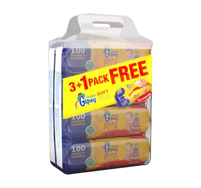 Sanita Gipsy Baby Wipes Soft Plus 100pcs 3 1