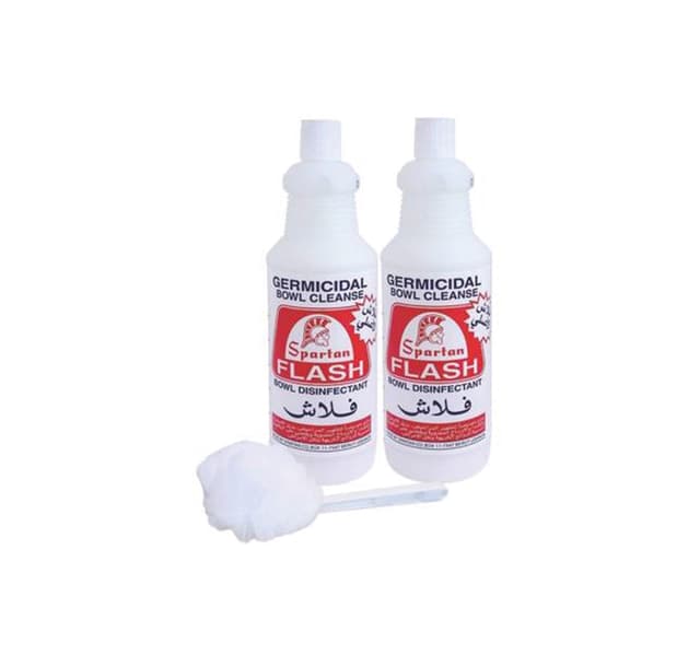 Spartan Flash Toilet Bowl Disinfectant & Cleanser 2X1000Ml