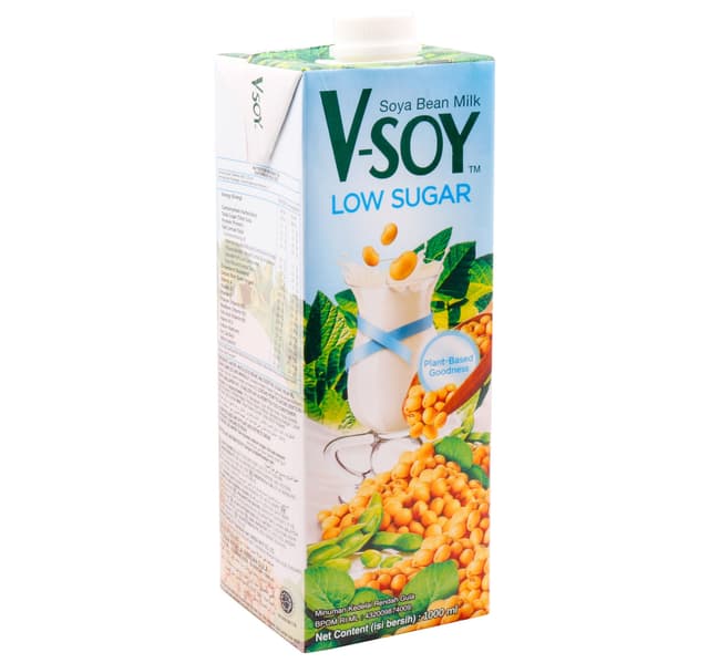 V Soy Soya Bean Milk Low Sugar 1 Litre
