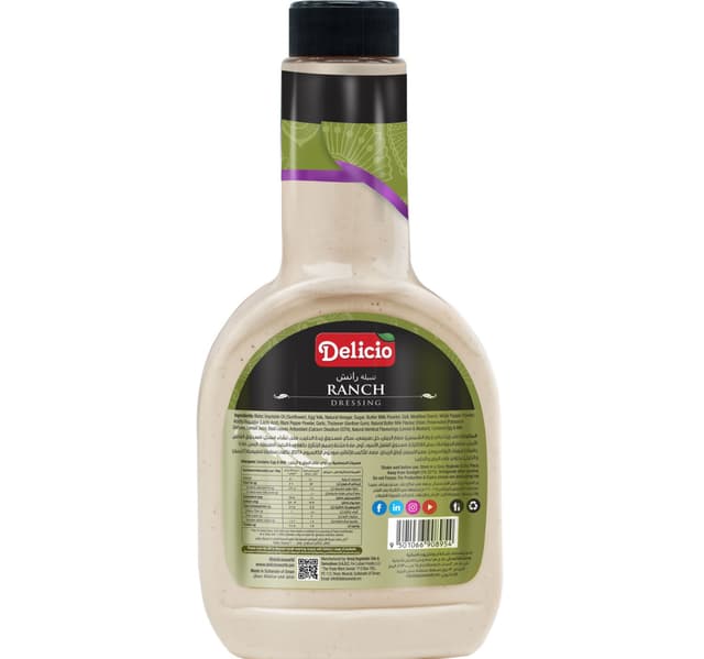 Delicio Ranch Dressing 532ml