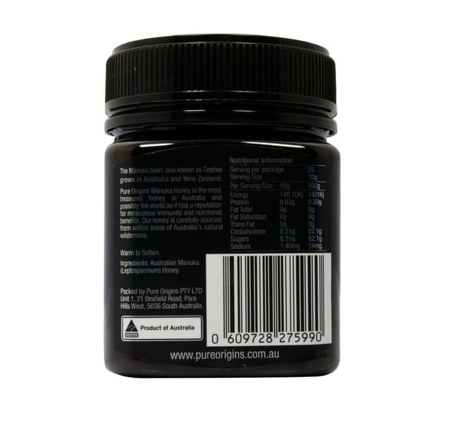 Pure Origins Manuka 100 Honey 250 G