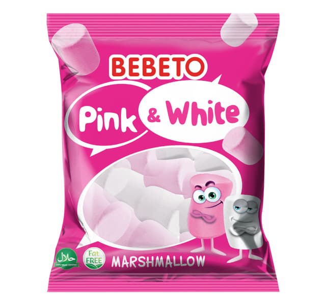 Bebeto Marshmallow Pink White 60 G