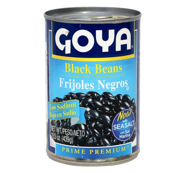 Goya Low Sodium Black Beans 439 G