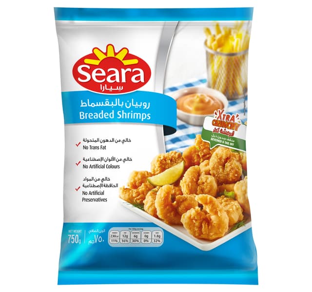 Seara Breaded Shrimps 750 G