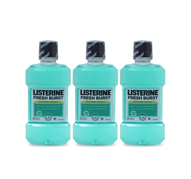 Listerine Mouthwash Assorted 3 X 250 Ml