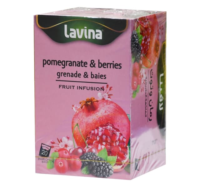 Lavina Pomegranate And Berries Fruit Infusion Tea Bag 20pcs