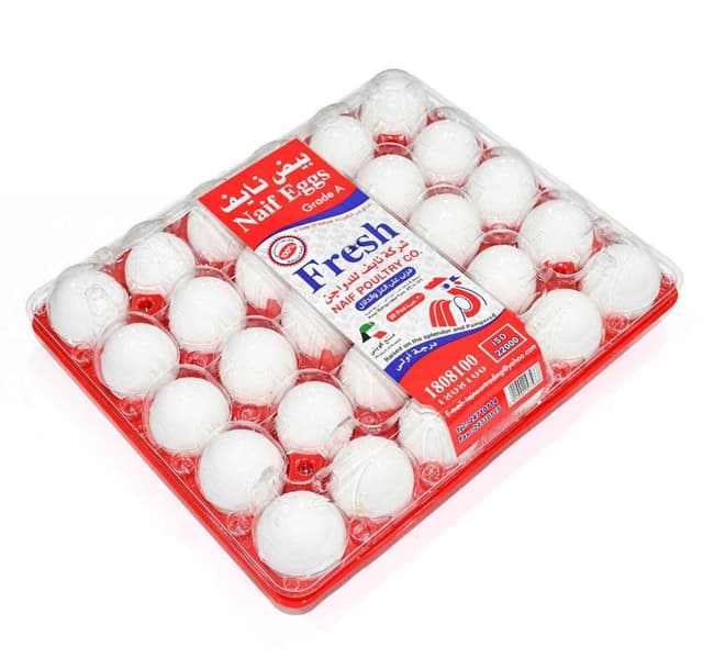 Naif White Eggs Medium 30 Pcs
