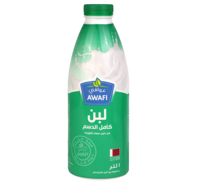Awafi Drinking Laban Full Fat 1 Litre