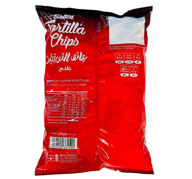 Mf Salted Tortilla Chips 200 G