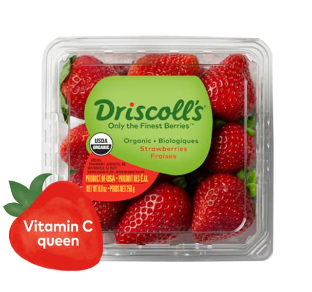 Driscoll S Organic Strawberry 250 G