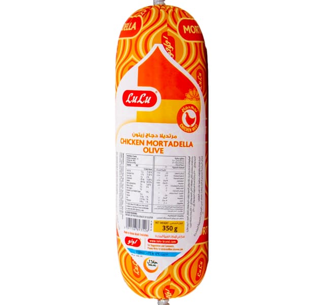 Lulu Chicken Mortadella Olives 350 G
