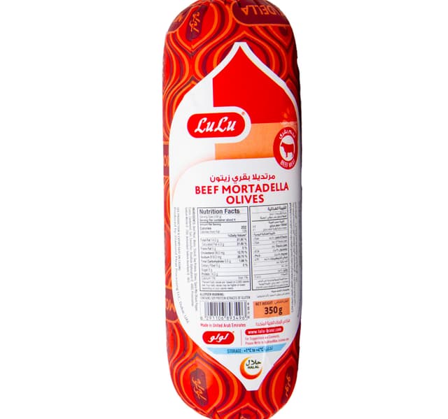 Lulu Beef Mortadella Olives 350 G