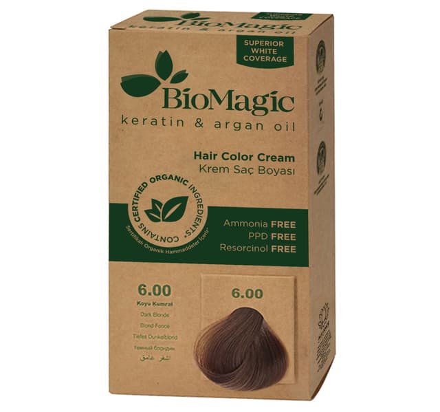 Bio Magic Keratin & Argan Oil Hair Color Cream Dark Blonde 6.00 1 pkt