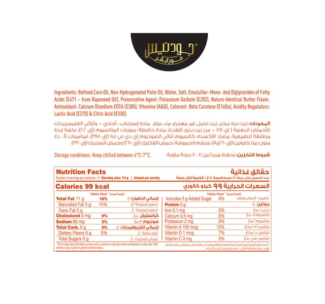 Goodness Forever Margarine 250 G