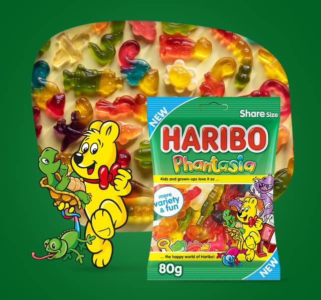 Haribo Phantasia Gummy Candy 80 G