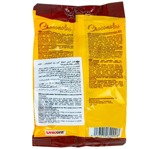 Uniconf Bon Roll Choconolas Pineapple 150 G