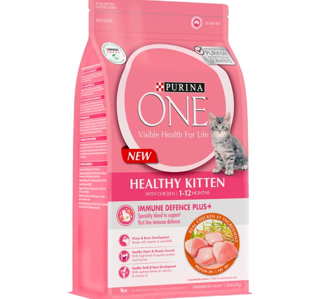 Healthy Kitten With Chicken 1-12 Months Cat Food