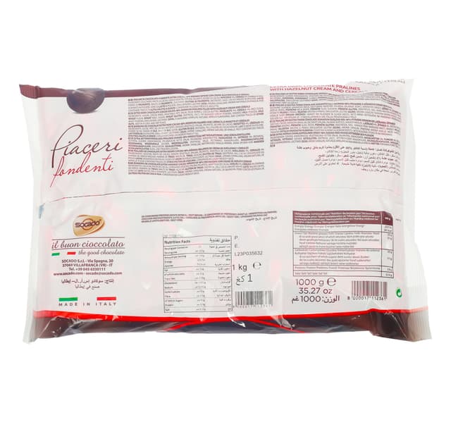 Socado Piaceri Chocolate 1 Kg