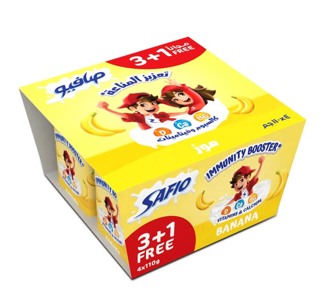 Safio Banana Yogurt 110 G 3 1