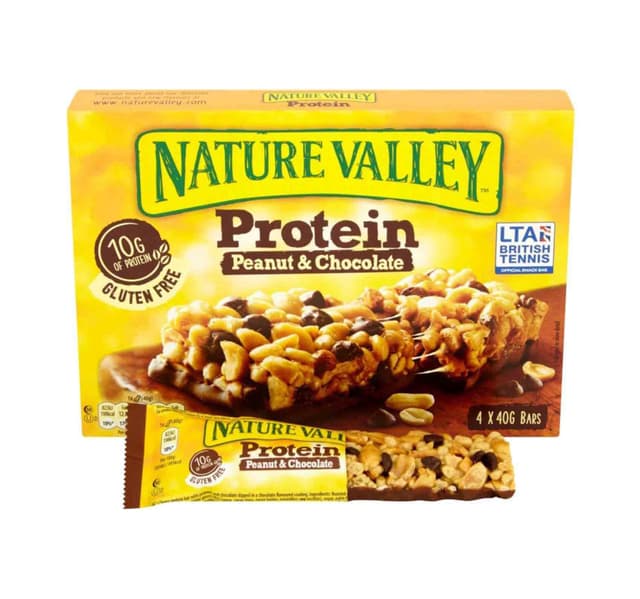 Nature Valley Peanut & Chocolate Protein Bar 4 x 40 g