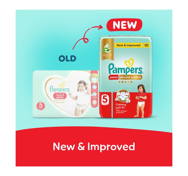 Pampers Ultimate Comfort Pants Diapers Size 5 12 18kg Super Saving Pack 42 Pcs