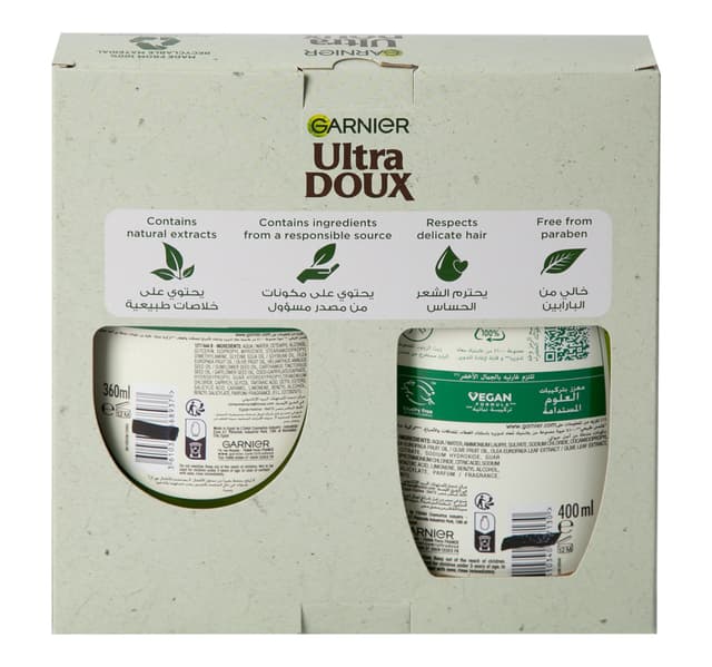 Garnier Ultra Doux Mythic Olive Shampoo 400 Ml Conditioner 360 Ml