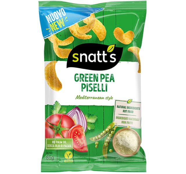 Snatt S Green Pea Mediterranean Style Snack 85 G