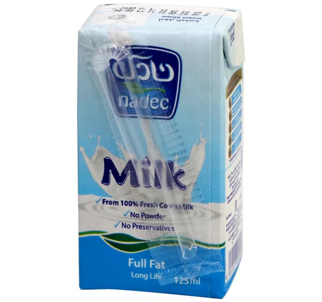 Nadec Uht Full Fat Milk 125 Ml