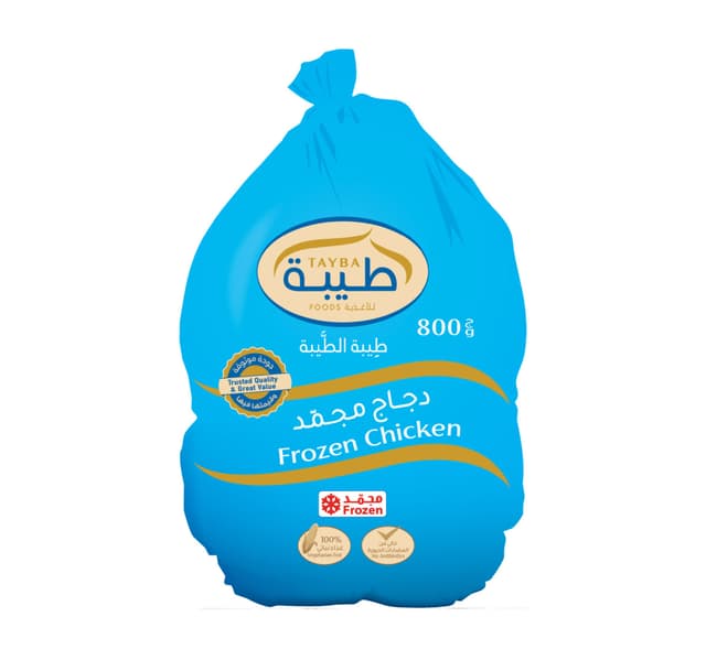 Tayba Frozen Whole Chicken 800 G