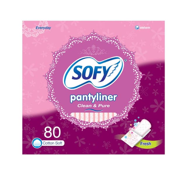 Sofy Panty Liner Clean & Pure Fresh 58+22