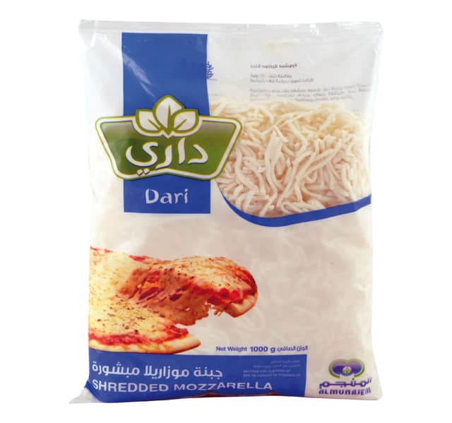 Dari Shredded Mozzarella Cheese 1 Kg