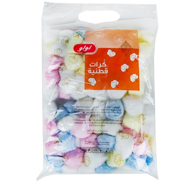 Lulu Color Cotton Balls 100 Pcs