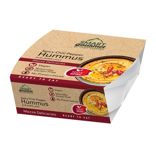 Smart Gourmet Spicy Chili Pepper Hummus 225 G