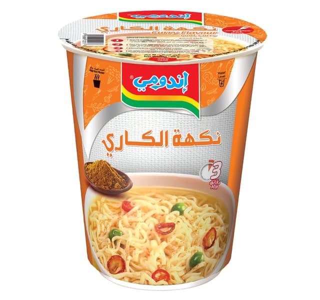 Indomie Curry Flavour Instant Cup Noodles 60 G