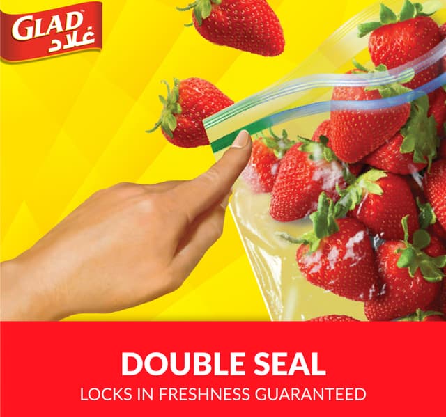 Glad Storage Zipper Bags