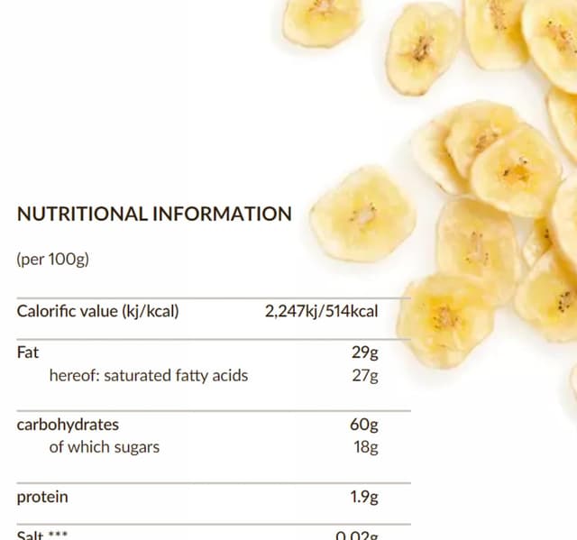 Seeberger Banana Chips 150 G